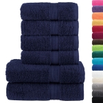 Set ASciugamani SOLUND 8 pz Blu Navy 600 gsm