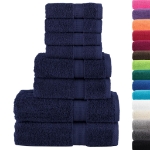 Set ASciugamani SOLUND 8 pz Blu Navy 600 gsm