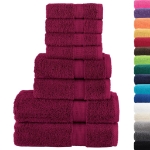 Set ASciugamani SOLUND 8 pz Bordeaux 600 gsm