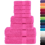 Set ASciugamani SOLUND 8 pz Rosa 600 gsm