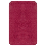 Set Tappetini per Bagno 2 pz in Tessuto Fucsia