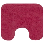 Set Tappetini per Bagno 2 pz in Tessuto Fucsia