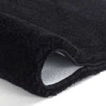 Kleine Wolke Tappetino da Bagno Relax 70x120 cm Nero