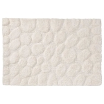 Sealskin Tappetino da Bagno Pebbles in Cotone 60x90 cm Avorio