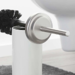 Sealskin Porta Scopino da Bagno e Supporto in Acero Bianco 361730510