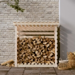 Portalegna 108x73x108 cm in Legno Massello di Pino