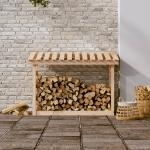 Portalegna 108x64,5x78 cm in Legno Massello di Pino