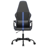 Sedia da Gaming Nera e Blu in Similpelle