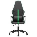 Sedia da Gaming Nera e Verde in Similpelle