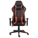 Sedia da Gaming Girevole Rossa in PVC