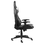 Sedia da Gaming Girevole Bianca in PVC