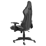 Sedia da Gaming Girevole Bianca in PVC