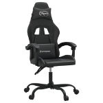 Sedia da Gaming Nera in Similpelle