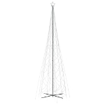 Albero di Natale a Cono Bianco Freddo 3000 LED 230x800 cm