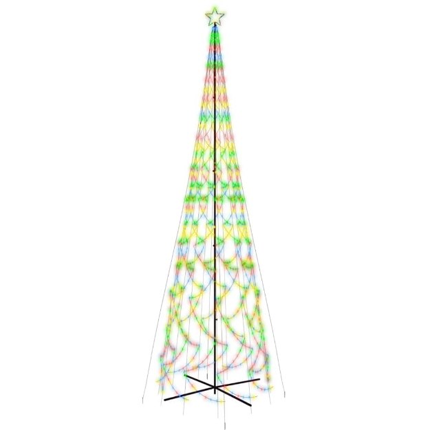 Albero di Natale a Cono Colorato 3000 LED 230x800 cm