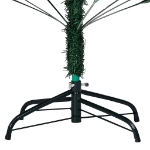 Albero di Natale Preilluminato con Palline Verde 240 cm PVC