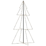 Albero di Natale a Cono 300 LED per Interni Esterni 120x220 cm