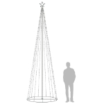 Albero di Natale a Cono con 752 LED Colorati 160x500 cm