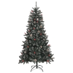 Albero di Natale Artificiale con Base Verde 180 cm PVC