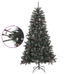 Albero di Natale Artificiale con Base Verde 180 cm PVC