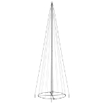 Albero di Natale a Cono Blu 1134 LED 230x800 cm