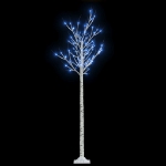 Albero Natale 180 LED 1,8 m Salice Blu Interno Esterno