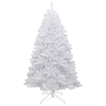 Albero Natale Artificiale Incernierato con Neve Fioccata 210 cm