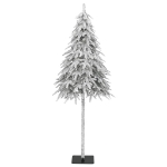 Albero di Natale Artificiale con Neve Fioccata 210 cm