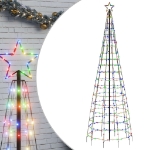 Illuminazione Albero di Natale Picchetti 570LED Colorato 300cm