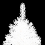 Albero di Natale Artificiale con Aghi Realistici Bianco 180 cm