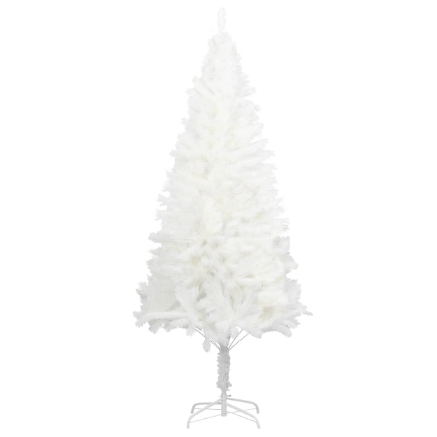 Albero di Natale Artificiale con Aghi Realistici Bianco 120 cm