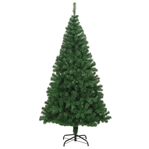 Albero di Natale Artificiale con Rami Spessi Verde 240 cm PVC