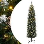 Albero di Natale Artificiale Sottile 300 LED 240 cm