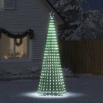 Illuminazione Albero Natale a Cono 475LED Bianco Freddo 247cm