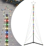 Illuminazione per Albero di Natale 363 LED Colorato 182 cm