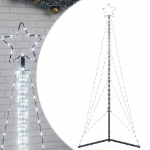 Illuminazione per Albero di Natale 483 LED Bianco Freddo 240 cm