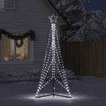 Illuminazione per Albero di Natale 483 LED Bianco Freddo 240 cm