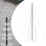 Lampada per Albero Natale Punte 1534 LED Bianco Freddo 500 cm