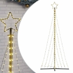 Illuminazione per Albero di Natale 447 LED Bianco Caldo 249 cm