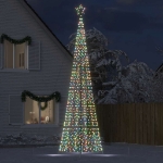 Lampada per Albero Natale con Punte 1534 LED Colorato 500 cm