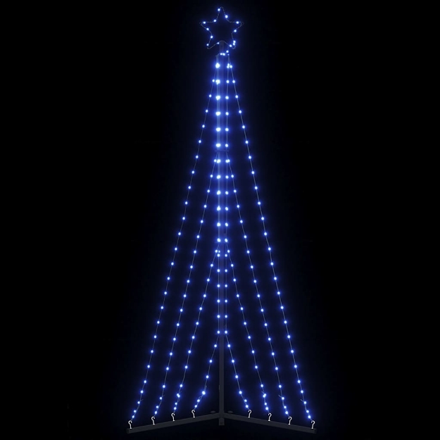 Illuminazione per Albero di Natale 339 LED Blu 187 cm