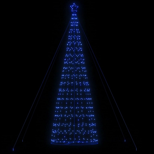 Illuminazione Albero di Natale a Cono 1534 LED Blu 503 cm