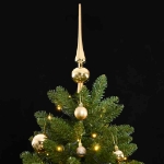 Albero Natale Artificiale Incernierato 300 LED e Palline 270 cm