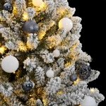 Albero Natale Incernierato con 300 LED e Palline 300 cm