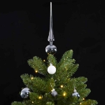 Albero Natale Artificiale Incernierato 300 LED e Palline 270 cm