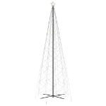 Albero di Natale a Cono Bianco Caldo 1400 LED 160x500 cm