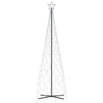 Albero di Natale a Cono Blu 500 LED 100x300 cm