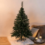 HI Albero di Natale con Supporto in Metallo Verde 120 cm