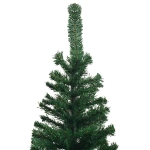 Albero di Natale Preilluminato con Palline 240 cm Verde