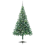 Albero di Natale Preilluminato con Palline 120 cm 230 Rami